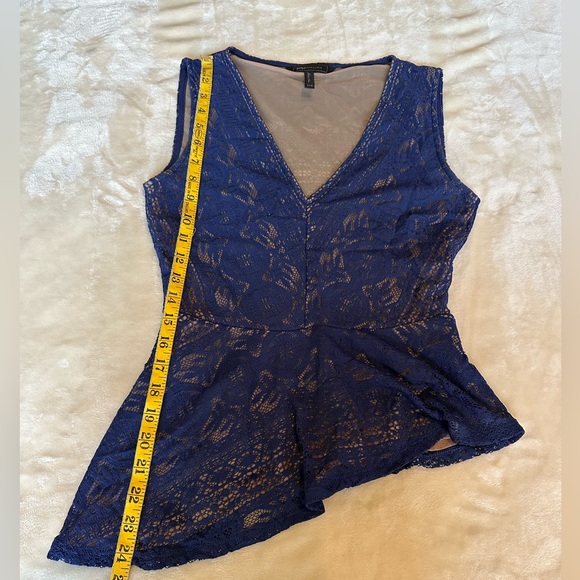 BCBGMaxAzaria Asymmetrical Sleeveless Top ￼ - Picture 4 of 5